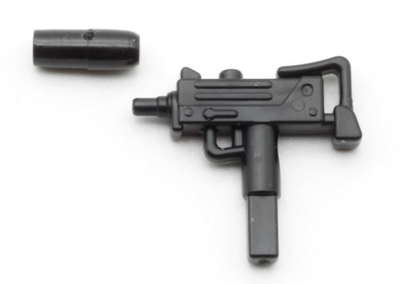 Minifig Cat Ingram M11 Submachine Gun with detachable Silencer